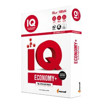 Kopierpapier "IQ Economy+", A4, 80 g/m², weiß 1 Kopierpapier "IQ Economy+", A4, 80 g/m², weiß