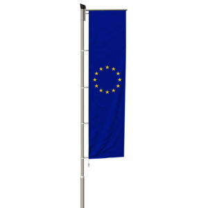 Knatterfahne Europäische Union, Polyester 155 g/m², 100x400 cm