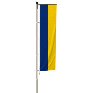Knatterfahne Bundesland, Polyester 155 g/m², 100x400 cm