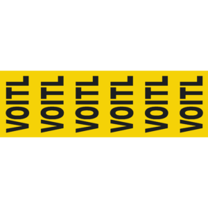 Klebeband "VOITL"; PVC, 50 mm x 66 lfm, weiß